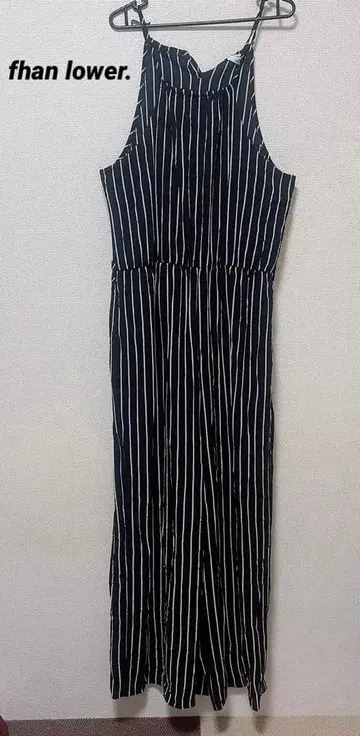 fhan lower. 블랙 화이트 스트라이프 올인원