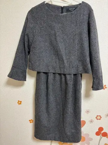 BEAMS LIGHTS 그레이 스커트 수트