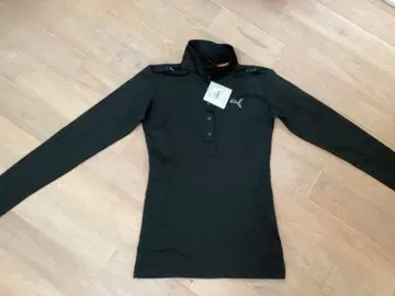 새상품 PUMA 여성용 골프 기모 가을/겨울 긴팔 셔츠 블랙 S