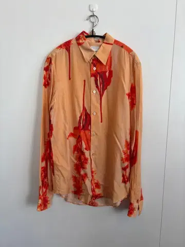 Paul Smith 플라워 프린트 긴팔 셔츠