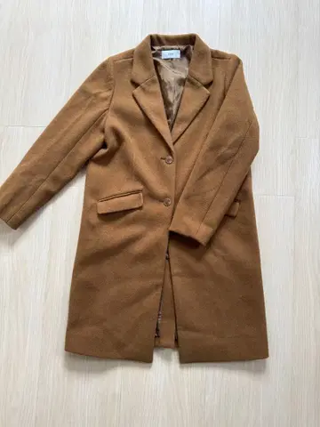 AZUL by moussy 브라운 체스터 코트