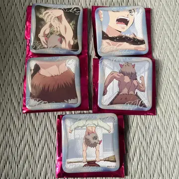 귀멸의 칼날 대사백경 하시비라 이노스케 매니악 캔뱃지