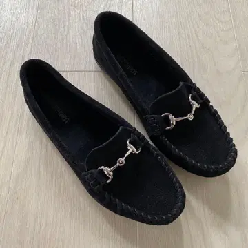 새상품급 미네통카 MINNETONKA 모카신 로퍼 6 블랙