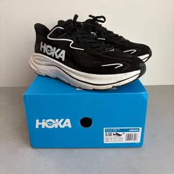 HOKA CLIFTON 10 블랙 9.5D