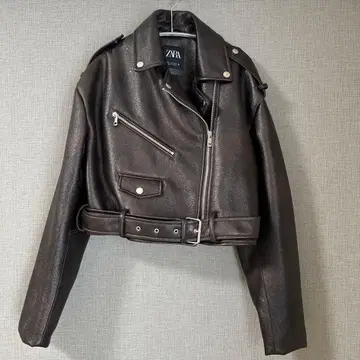 ZARA 가죽 자켓 라이더 자켓 M