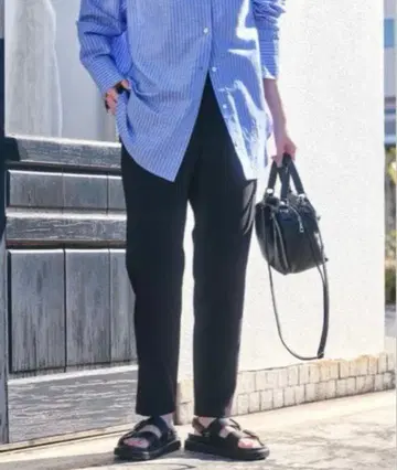 저널 스탠다드 울 라이크 스트레치 팬츠 블랙 36