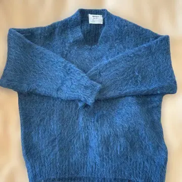 WHIM GAZETTE 블루 니트 스웨터 F