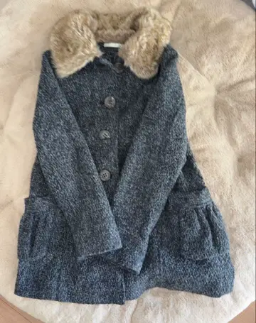 그레이 울 코트