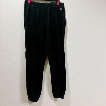 1점 한정판 Champion 블랙 조거 팬츠 [ L 사이즈 ] 챔피온