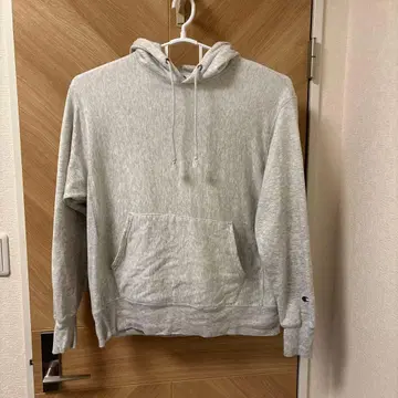 Champion Reverse Weave 후드티 L 그레이