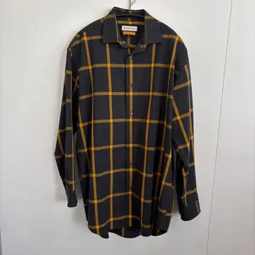 MAISON SPECIAL 체크 무늬 긴팔 셔츠 46