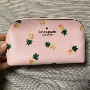 [ 미사용 ] kate spade 케이트 스페이드 파인애플 패턴 파우치
