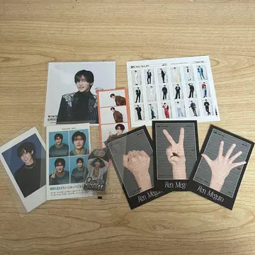 SnowMan 메구로 렌 굿즈 묶음 판매