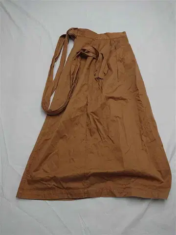 플라주 드 샤르므 코튼 랩스커트 34 베이지