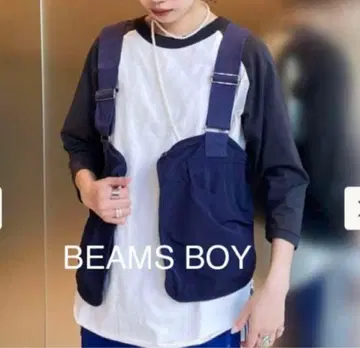 BEAMS BOY 빔즈 보이 나일론 헌팅 베스트