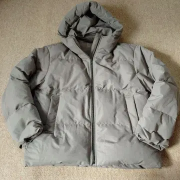 그레이 다운 자켓 XL MUJI