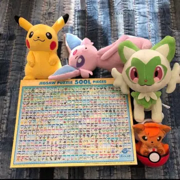 포켓몬 봉제 인형 퍼즐 크리스마스 피카츄 냐오하 에이피 로콘