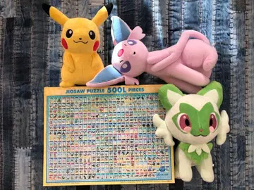 포켓몬 봉제 인형 퍼즐 크리스마스 피카츄 냐오하 에브이