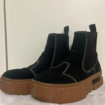 PUMA 사이드 고어 부츠 블랙