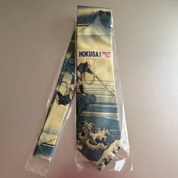 가쓰시카 호쿠사이 우키요에 넥타이