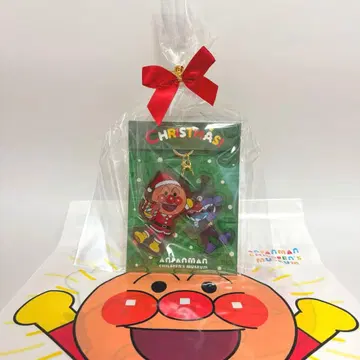 호빵맨 뮤지엄 크리스마스 키링 호빵맨 세균맨