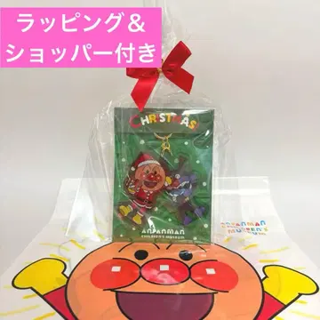 호빵맨 뮤지엄 크리스마스 키링 호빵맨 세균맨