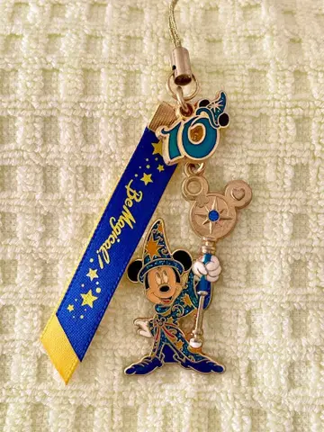 미키마우스 10주년 기념 스트랩