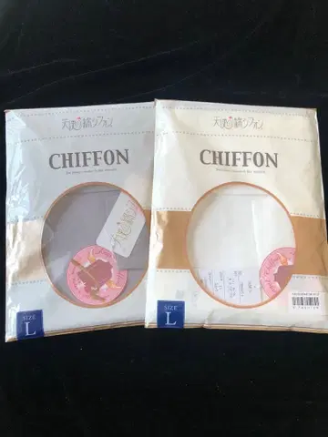 새상품 천사의 면 쉬폰 하이넥 긴팔 2장