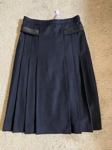 MARONENONFEE 마론에논피 사이드 플리츠 스커트