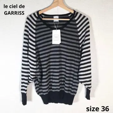 미사용품 le ciel de HARRISS 긴팔 상의 돌먼 36