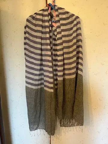 스트라이프 디자인 스톨 숄