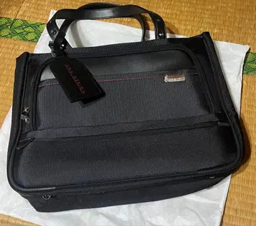 비즈니스 백 블랙 나일론 가죽