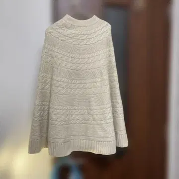 새상품급 beckenridge 케이블 짜임 니트 망토