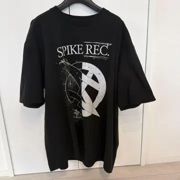 GLAY HISASHI SPIKE REC. 티셔츠 블랙