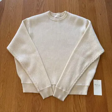 TOMORROWLAND 리브 크루넥 니트