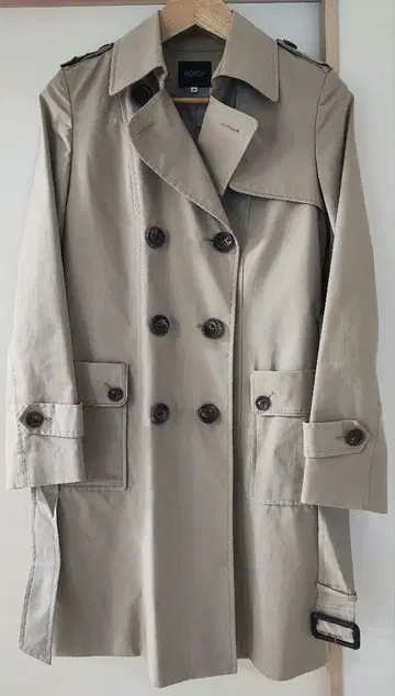 BOSCH 트렌치코트 퀼팅 이너 포함 사이즈 38