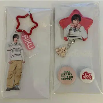 nctwish 리쿠 아크릴 키링 캔 배지 세트