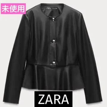 [ 새상품 시착만 한 상품 ] ZARA 인조 가죽 7-9호