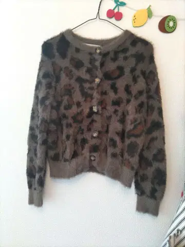 ZARA 레오파드 가디건 S 사이즈