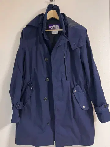 THE NORTH FACE 퍼플 라벨 네이비 스텐카라 코트