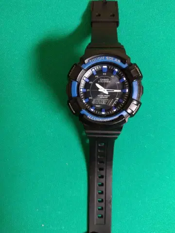 CASIO 5208 블랙/블루 시계