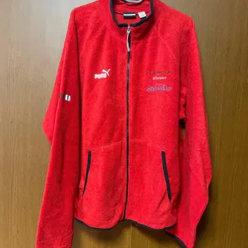 PUMA 플리스 자켓 레드 Porsche