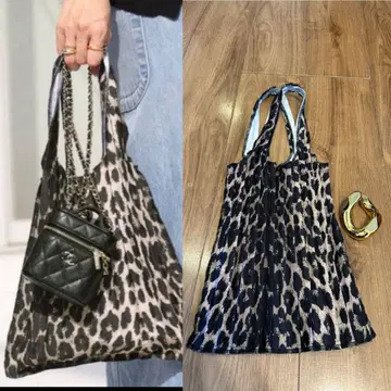 CELERI 셀릴 LEOPARD BIG 플리츠 백 두지엠 클라세