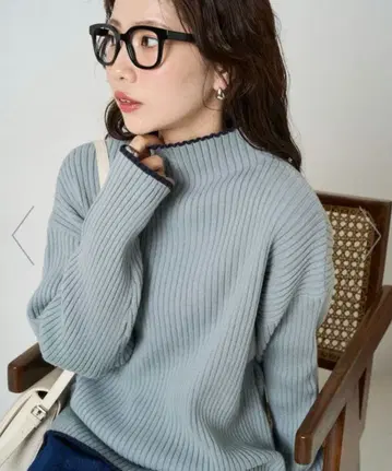 새상품 FREAK'S STORE 리브 니트 스웨터