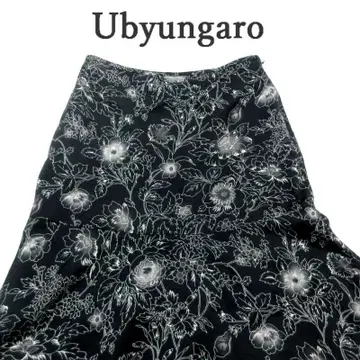 MY1655 Ubyungaro 유바이웅가로 스커트 꽃무늬 쉬폰