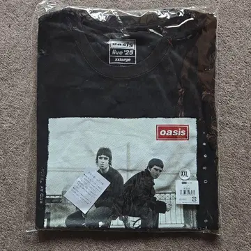oasis live '25 필름 사진 T셔츠 XXL