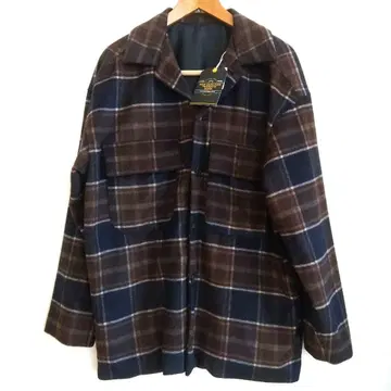 어반 리서치 뉴질랜드산 울 체크 코트