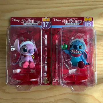 디즈니 해피 복권 크리스마스 오너먼트 스티치 엔젤