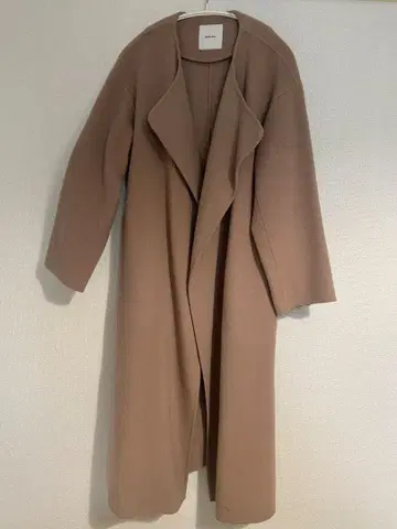 Spick & span 베이지 롱 코트