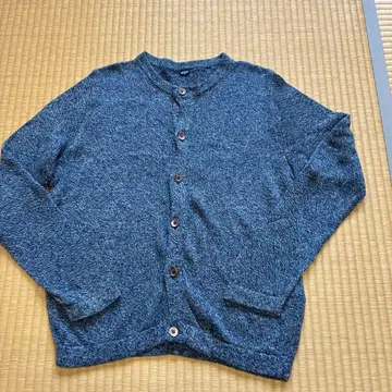 45R 다크 블루 니트 가디건